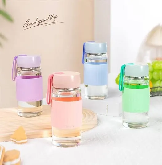 Stay Hydrated in Style with Dedeya Glass Water Bottles! Experience pure ...