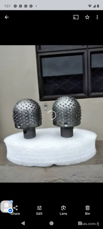 Electric coconut scraper and scraping head available now.