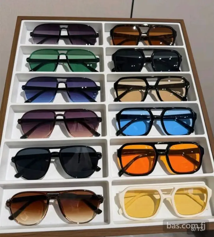 12 piece unisex sunglasses. Two different styles to choose from. Fijiwide EMS available.