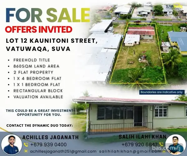 4BR House For Sale in Vatuwaqa, Suva