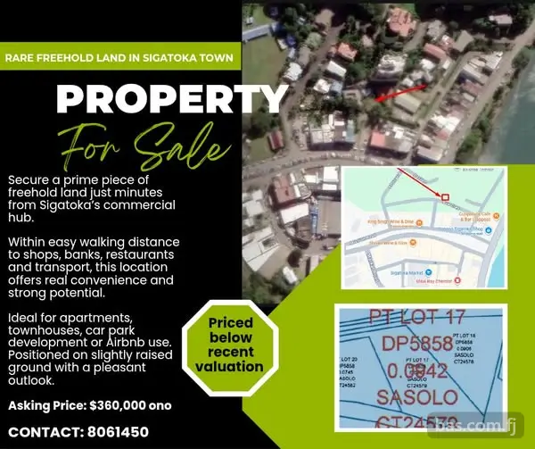 Land For Sale in Sigatoka