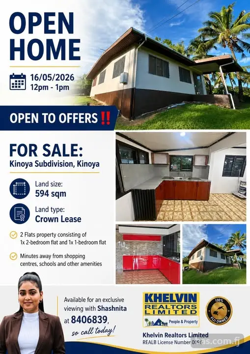 House For Sale in Kinoya, Nasinu