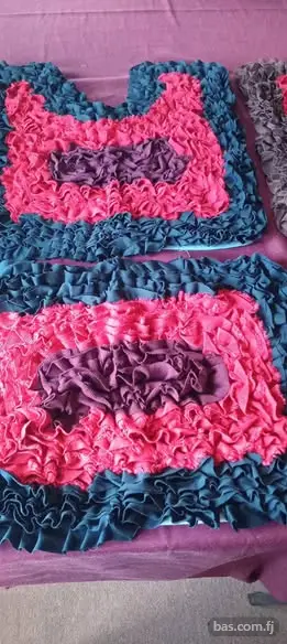 Pillow/door mat's/cushion wit cover/toilet set. Contact:. Nawaicoba, Nadi.