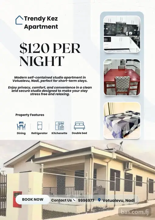 Apartment For Rent in Votualevu, Nadi