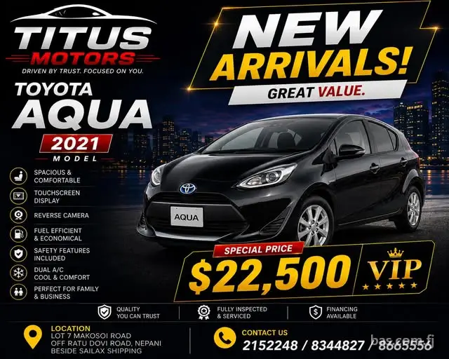 TOYOTA AQUA 2021 MODEL