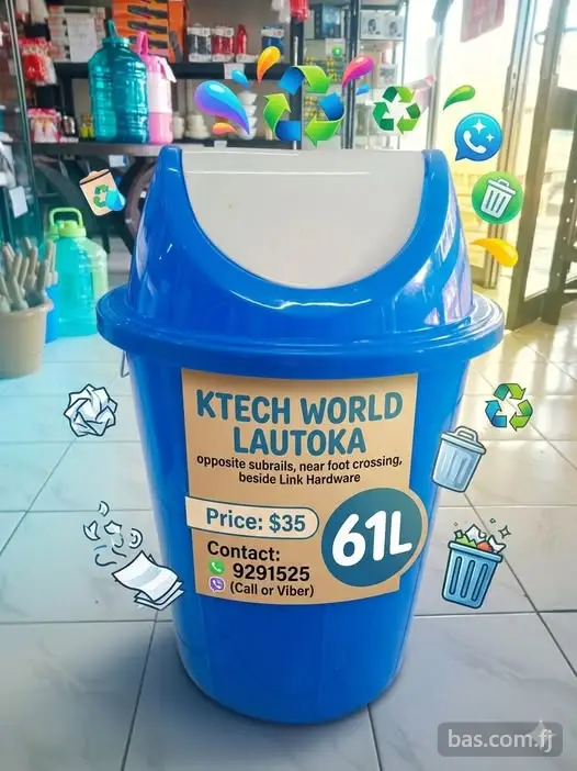 Rubbish bin on special. Kitchen appliances. Lautoka.
