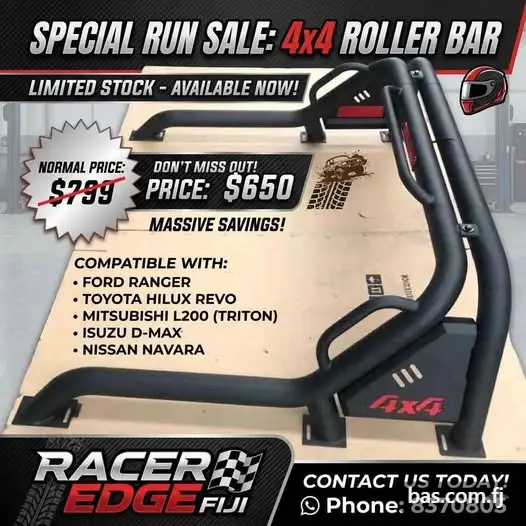 🔥Upgrade your ride today Available @Racers Edge Fiji Contact:8016386