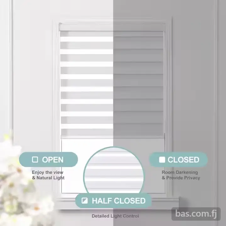 zebra blinds manual operation available in 3 color