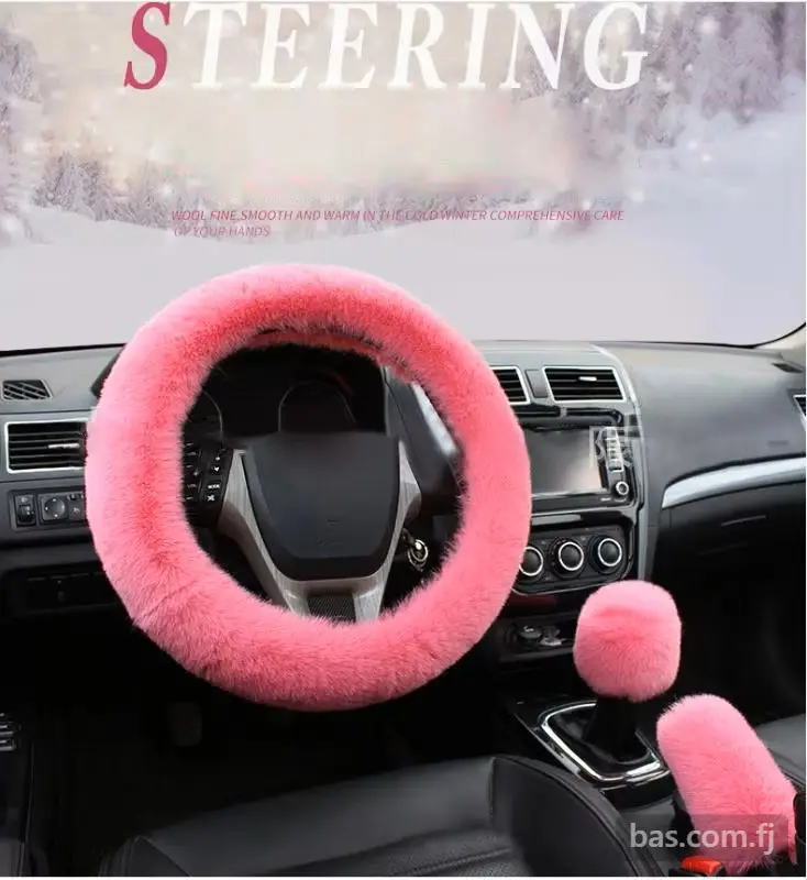 💗 Drive in comfort and style with the 3pcs Pink Fu