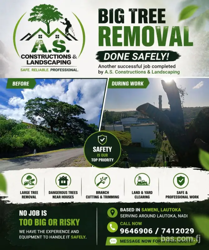 🌳 TREE CUTTING & LAND CLEARING SERVICES 🌳 Profess